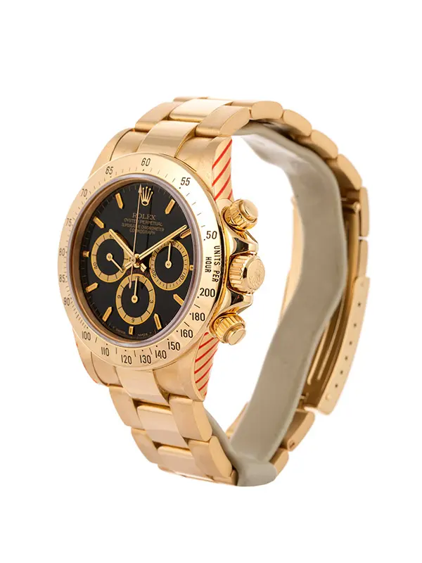 ROLEX DAYTONA 4 LINES DIAL SERVICE 2021 MOV ZENITH L SERIAL 40MM IN ORO GIALLO REF. 16528